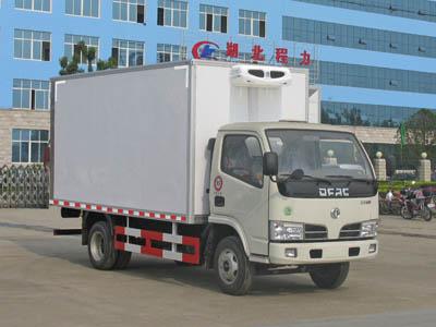 供应东风小霸王冷藏车/福瑞卡保温车厢长4.1米冷藏车报价的用途和特图片