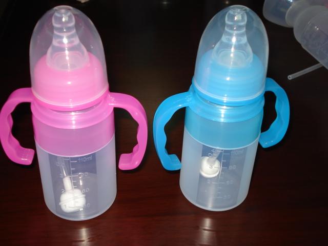 供应标口直身液态硅胶奶瓶/110ML标口奶瓶