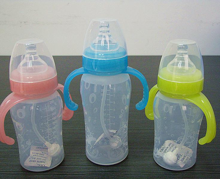 最新款硅胶奶瓶生产加工批发
