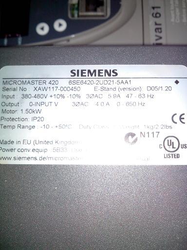 专业维修6SE6420-2UD21-5AA1西门子变频器