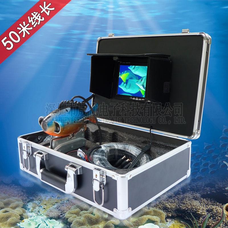 供应50米线长SONY600线高清水下摄像头 水下摄像机 S809