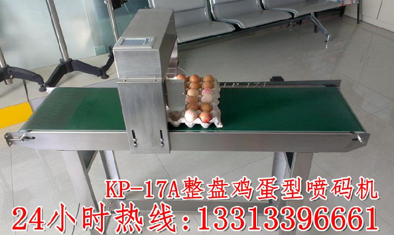 供应皮蛋喷码机-山东/甘肃小型好操作的鸡蛋喷码机-鸡蛋打码机图片