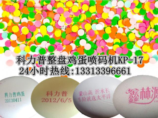 蛋品喷码机小型供应蛋品喷码机小型-天津小型环保墨水整托鸡蛋打码机8月报价多少？