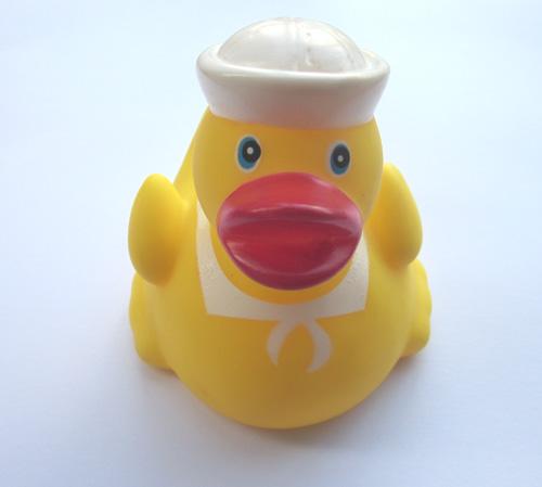  外贸出口 婴儿戏水宝宝洗澡儿童玩水捏叫叫鸭玩具 洗澡玩具礼品鸭子图片