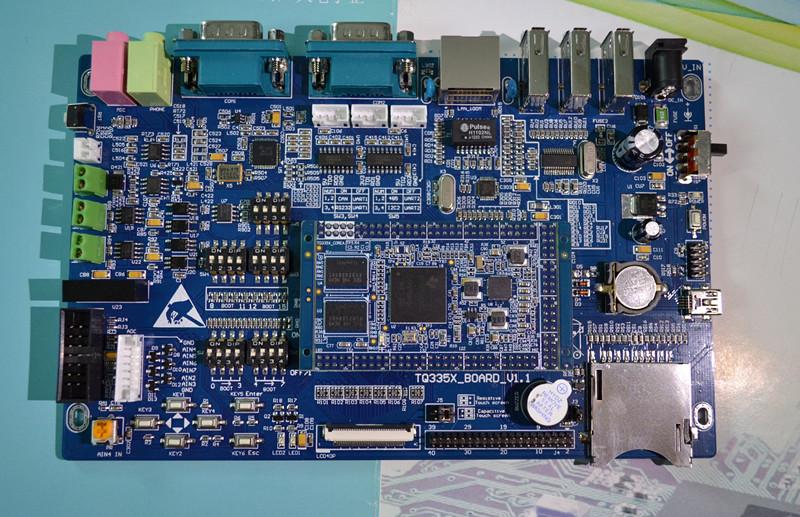供应TI工业级Cortex-A8 TQ3358工控板+7寸电容屏