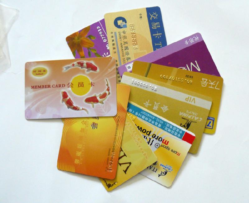 供应制作会员卡/磁卡/条码卡/透明卡