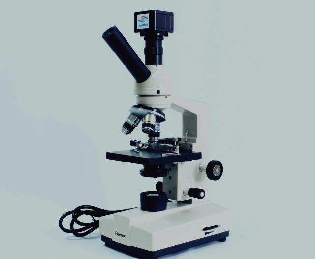 单目带视频接口 生物显微镜 可佩带工业相机 生物显微镜