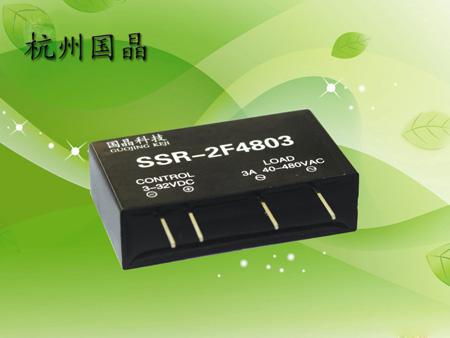 供应PCB导轨式固态继电器SSR-2F4803杭州国晶