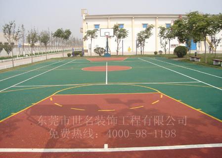 惠州硅PU篮球场 惠州硅PU球场施工工艺 硅pu塑胶网球场施工价格