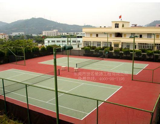 供应丙烯酸网球场地坪 东莞丙烯酸球场面层施工 网球场地板漆施工