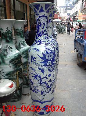 供应武汉陶瓷落地花瓶厂家大花瓶批发图片