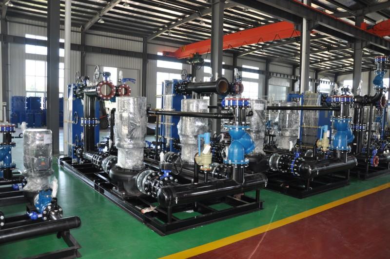 供应中央空调热水热交换机组价格年底大幅度优惠配备格兰富南方水泵