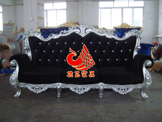 杭州市卡拉ok歌厅沙发/桦木雕刻沙发厂家