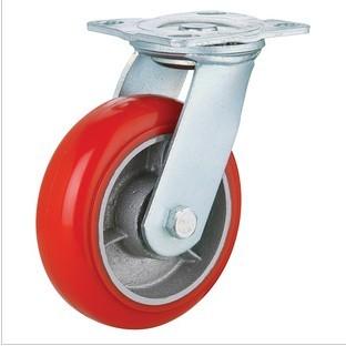供应铁芯聚胺脂（PU）轮、物流设备脚轮、搬运车脚轮 塑料车轮图片