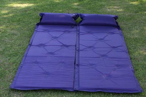 供应户外帐篷自动充气防潮垫，加宽加厚自动充气垫可拼双人防潮垫图片