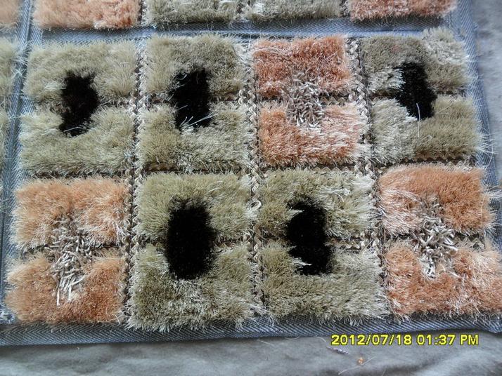 中国结腈纶纱多结构地毯地垫批发