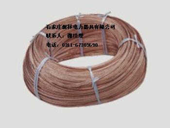 供应TRJ编织护套软铜线生产厂家，石家庄晋州哪个厂家做接地线专业
