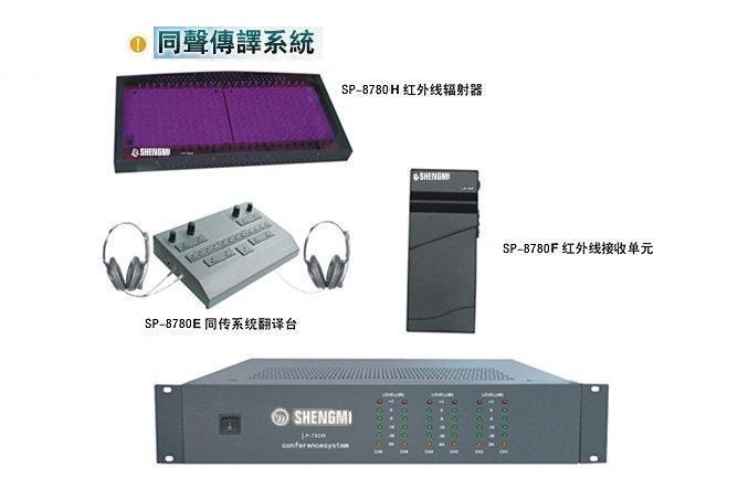 广西南宁市声咪数字型会议系SP-8780  (红外线同声传译系统)图片