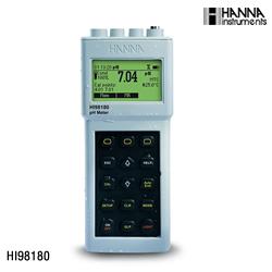 供应HI98180高性能防水pH/温度测定仪