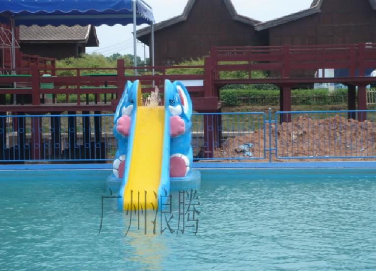 游泳池大象滑梯-幼儿池戏水滑梯批发