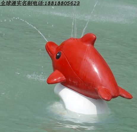 供应戏水精灵戏水鲸鱼-泳池戏水设备图片