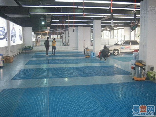 供应深圳优质防滑、耐腐蚀洗车房玻璃钢栅、汽车美容店4S店格栅地板