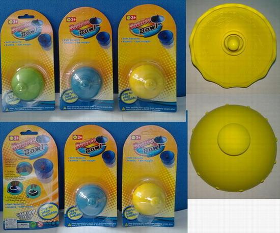 供应半边弹跳球弹跳碗弹力球玩具澄海橡胶2元左右产品