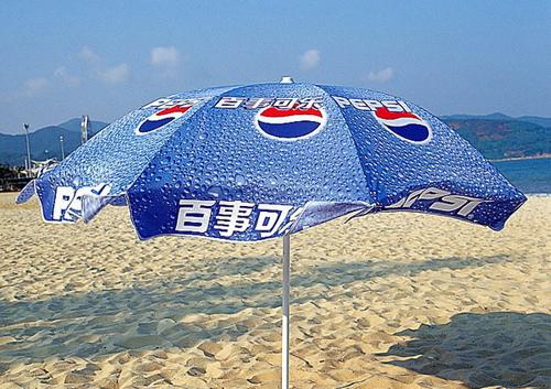 供应广告沙滩太阳伞+广州太阳伞生产厂图片