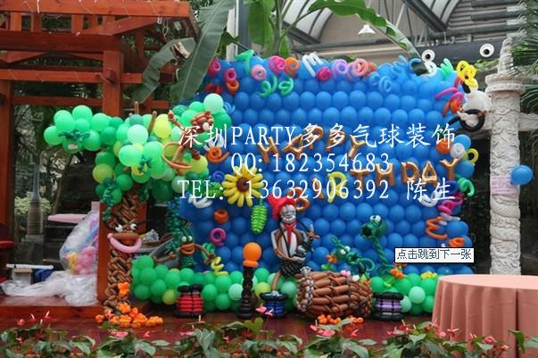 供应深圳签到桌气球装饰图片