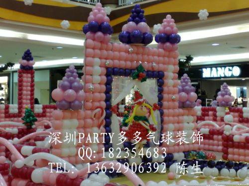 供应深圳餐厅气球装饰图片