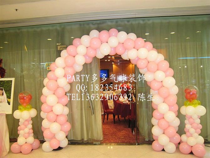 供应深圳宝宝百日宴气球装饰123、深圳宝宝周岁气球装饰666
