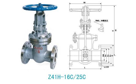 供应Z41H-16C铸钢法兰闸阀DN15-DN600，铸钢法兰闸阀