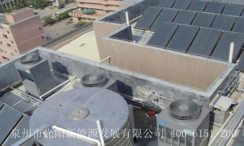 供应福建省泉州太阳能热水 自然循环太阳能热水系统 平板集热器