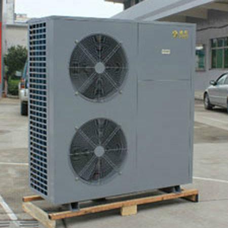 供应蓝冠5匹空气能低温热泵热水器适用于别墅家庭