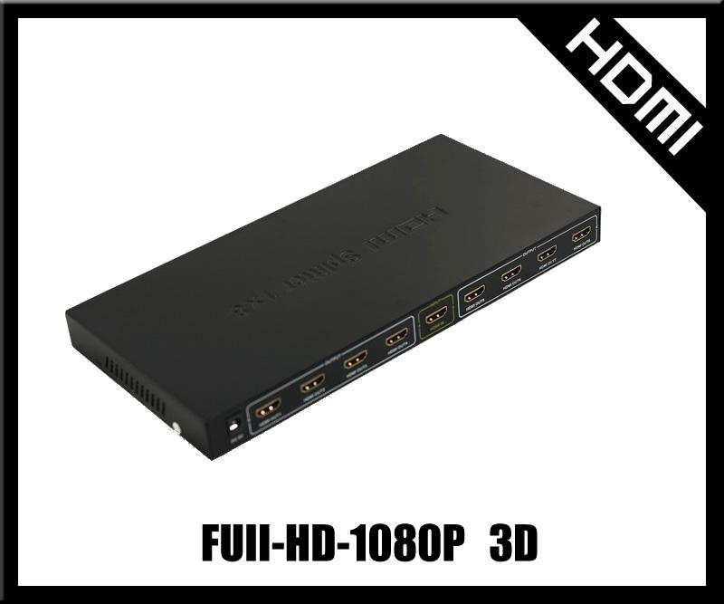 供应HDMI分配器1X8一分八一进八出