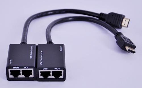 供应高清HDMI延长器30M双网延长30米