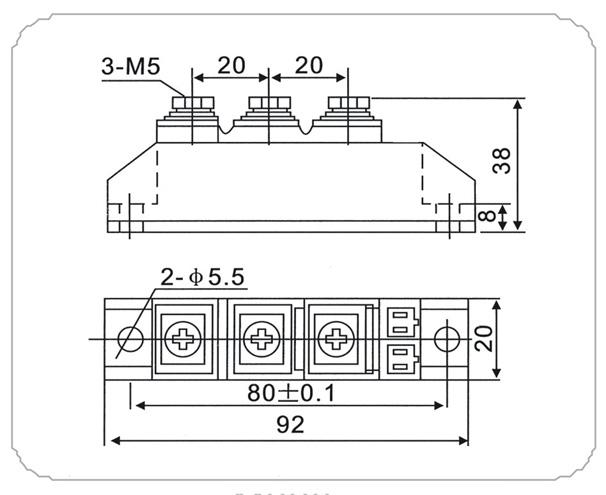 供应GJMK40A-1600V光伏专用防反二极管模块