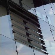 供应玻璃幕墙电动百叶窗 材质：铝合金 开启方式 电动图片