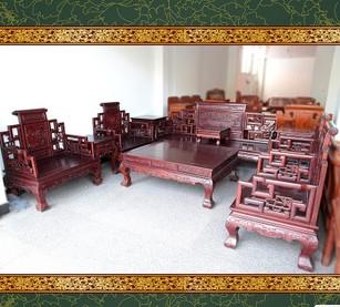 东阳家具 红木沙发 非洲花梨木沙发 茶几组合 红木家具 实木沙发