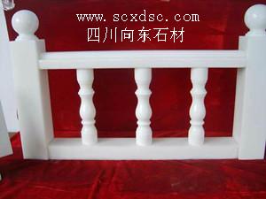 供应贵州汉白玉花瓶栏杆，汉白玉栏杆供应商图片