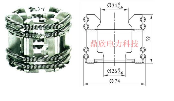 供应梅花触头630A，静动触头1250A厂家采购