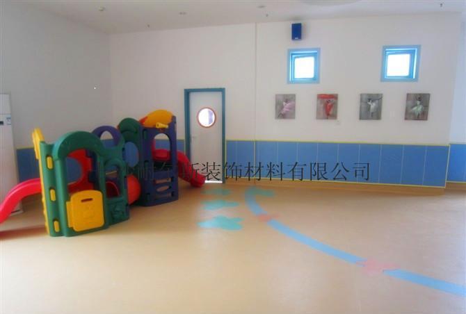 供应长沙湘景幼儿园多功能厅pvc地板，长沙韩华洁雅塑胶地板，舞蹈地板图片