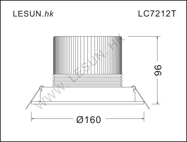 供应珠宝店12珠天花灯LC7212T