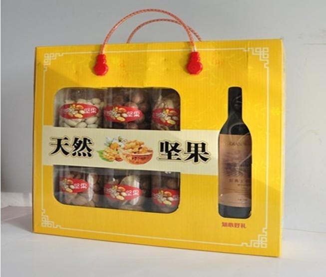 供应天然坚果红酒组合六种坚果礼盒