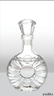 供应郓城玻璃瓶厂生产喷涂酒瓶烤花瓶等