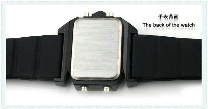 供应彩色手表隐形飞机手表 七彩灯手表运动手表 LED手表 硅胶手表