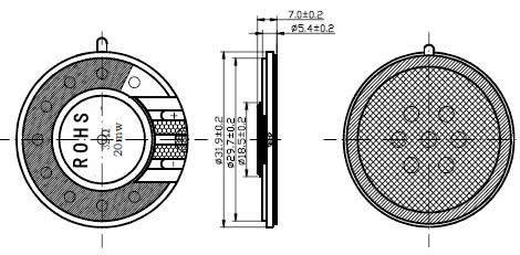 供应耳机喇叭32mm32mm耳机喇叭32mm32Ω耳机喇叭