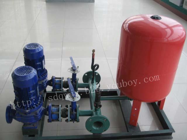 青岛落地式膨胀水箱全套设备/控制柜水泵（一用一备）定压补水