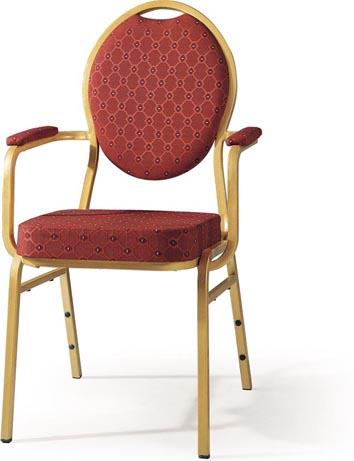 红星点布料优质扶手餐椅批发
