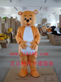 供应北京精灵卡通服装出售哈罗熊人偶服